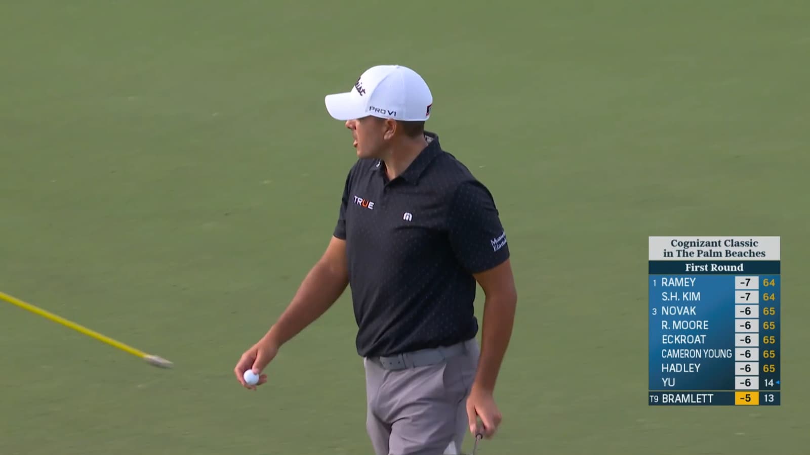 Joseph Bramlett makes birdie on No. 13 at Cognizant Classic