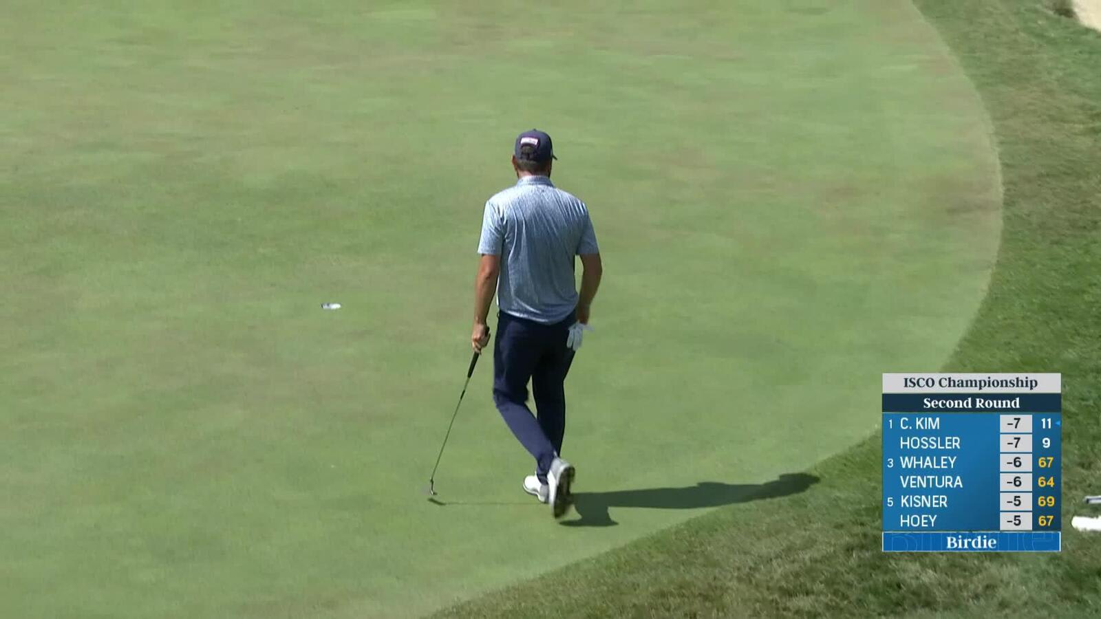 Thomas Aiken makes birdie on No. 12 at ISCO Championship