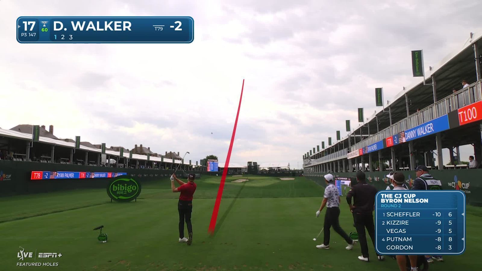 Danny Walker makes birdie on No. 17 at THE CJ CUP