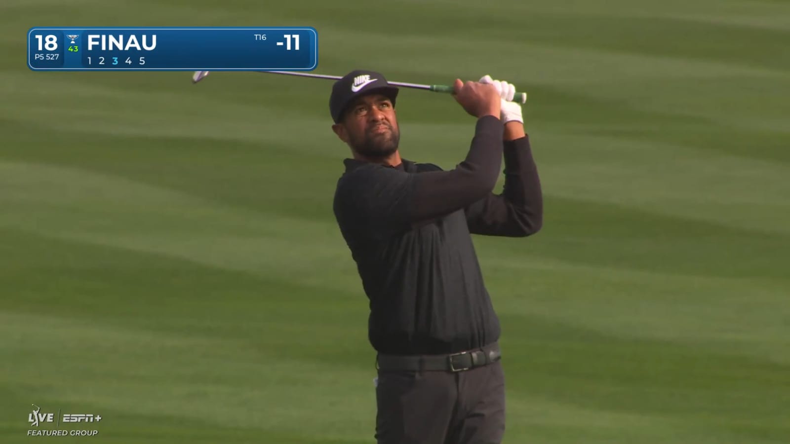 Tony Finau wedges it close to set up birdie at AT&T Pebble Beach