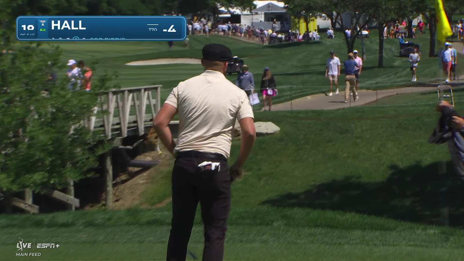 Harry Hall makes birdie on No. 18 at THE CJ CUP