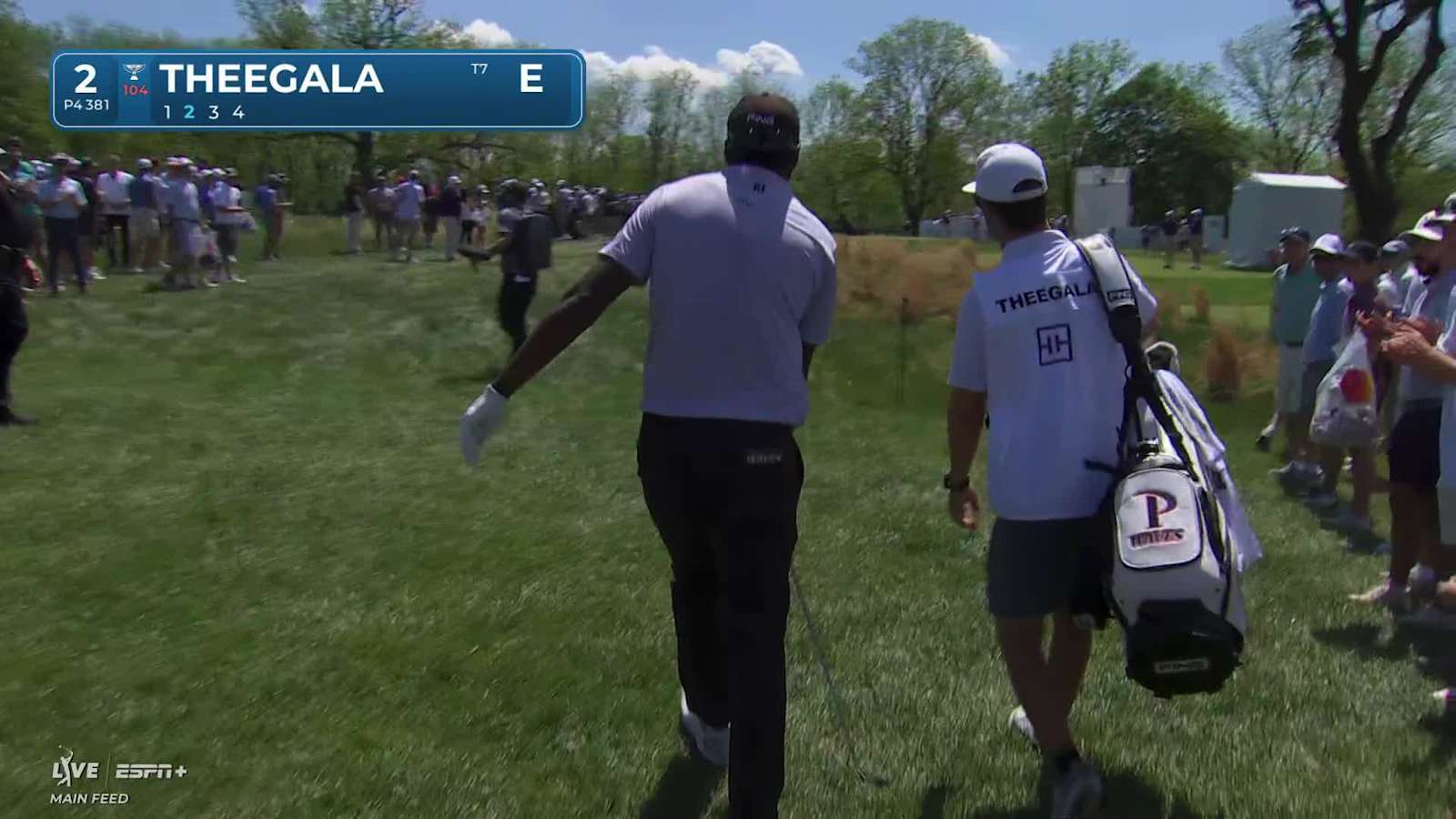 Sahith Theegala makes birdie on No. 2 at Truist Championship