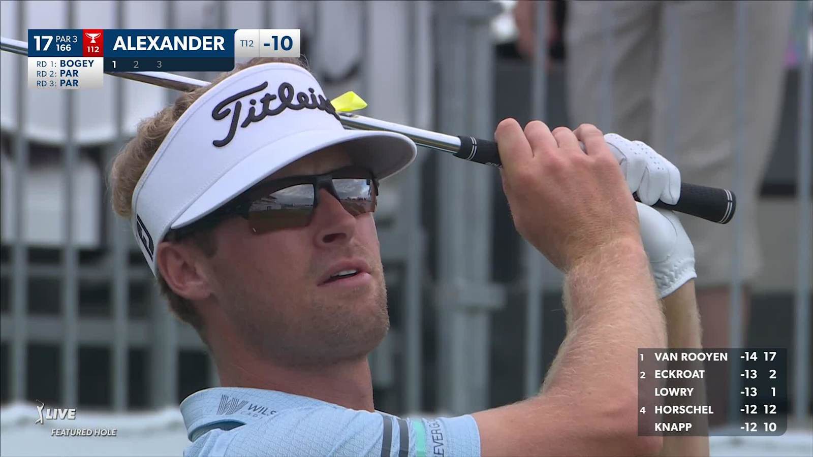 Tyson Alexander sticks tee shot to set up birdie at Cognizant Classic