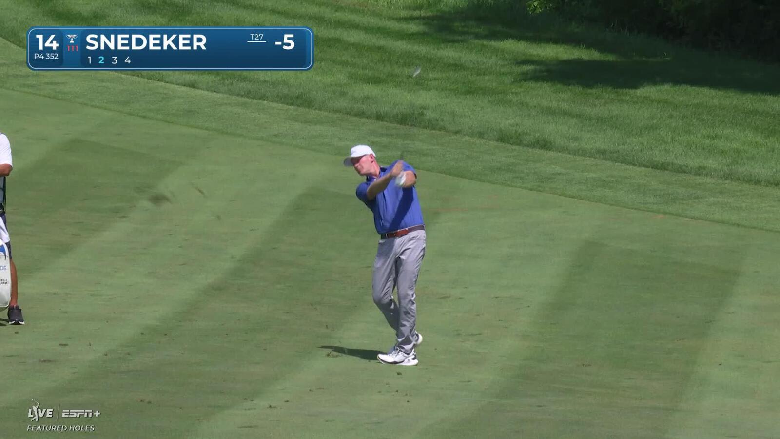 Brandt Snedeker makes birdie on No. 14 at John Deere