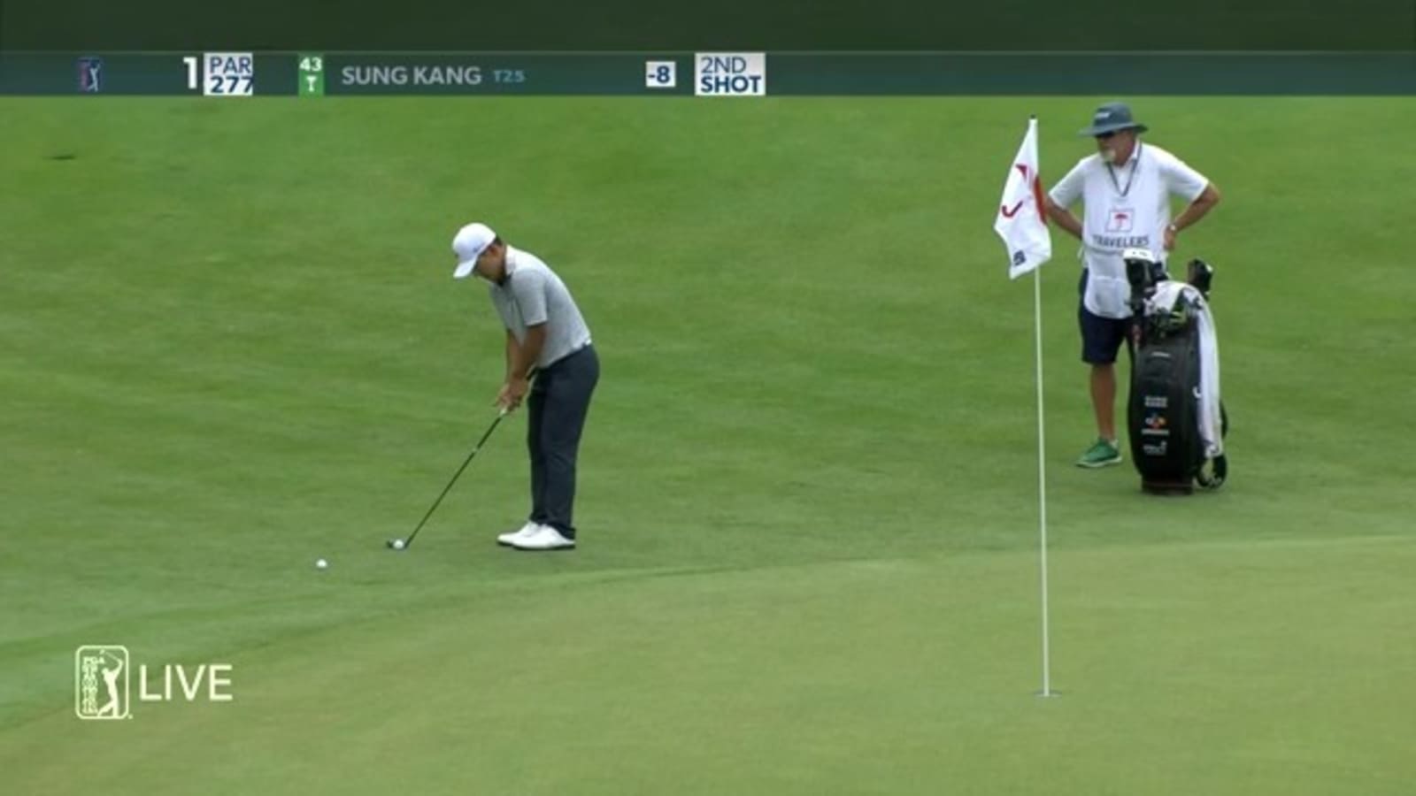 Sung Kang birdies No. 15 in Round 3 at Travelers