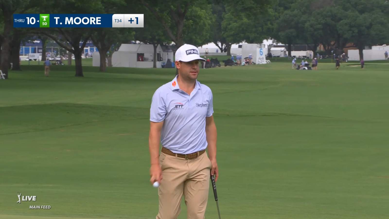 Taylor Moore's near albatross leads to eagle at Charles Schwab