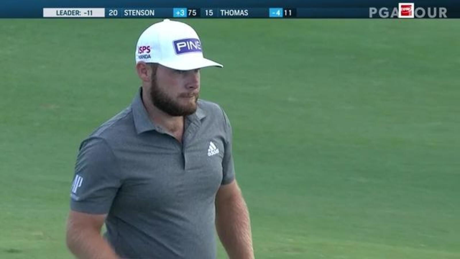 Tyrrell Hatton's impressive second and eagle at Hero