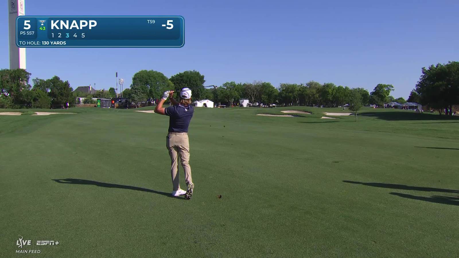 Jake Knapp makes birdie on No. 5 at THE CJ CUP