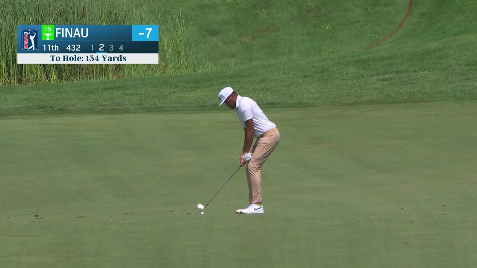 Tony Finau's beautiful 154-yard approach leads to birdie at 3M Open