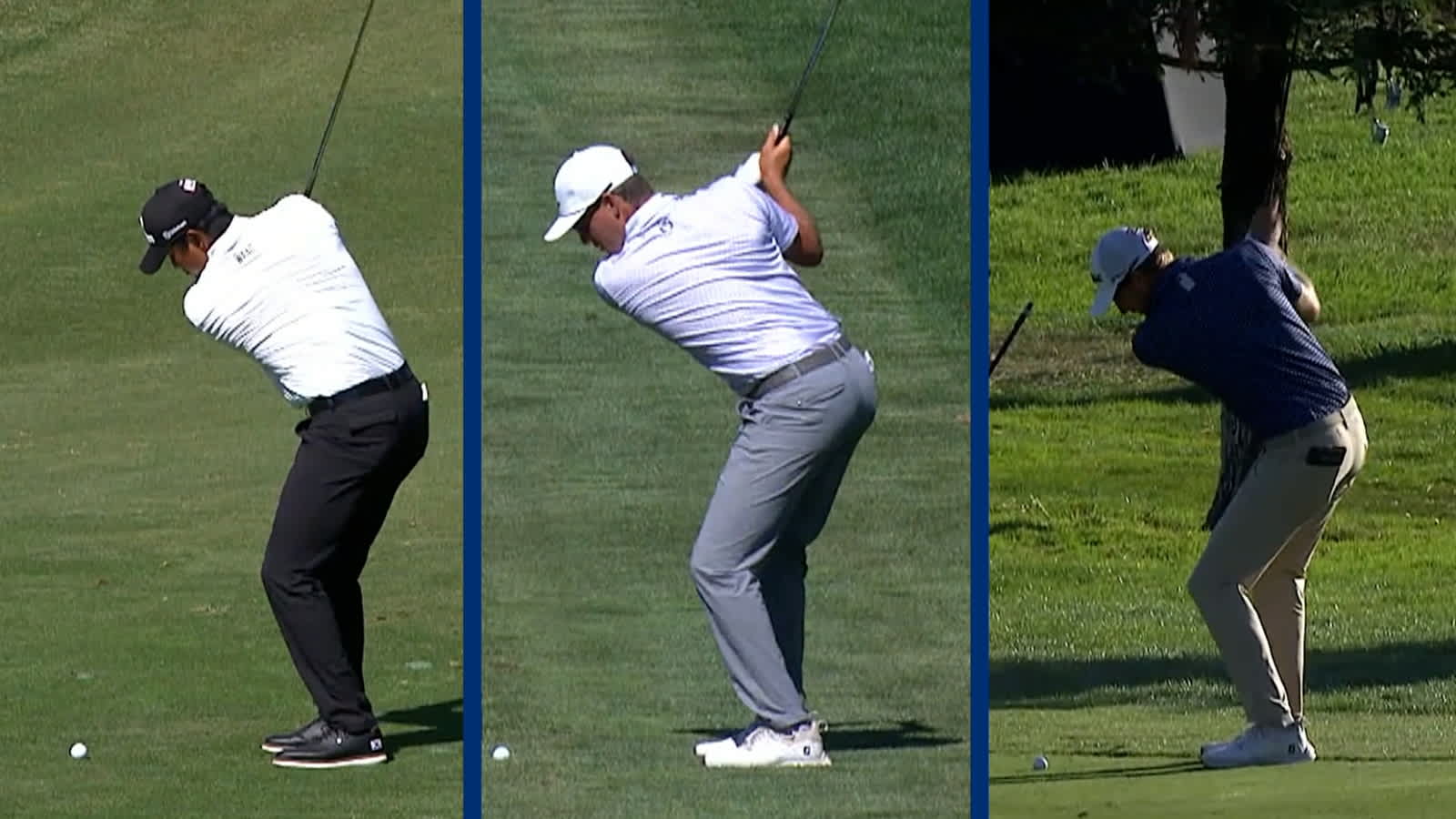 Three hole-out eagles share honors for the Shot of the Day