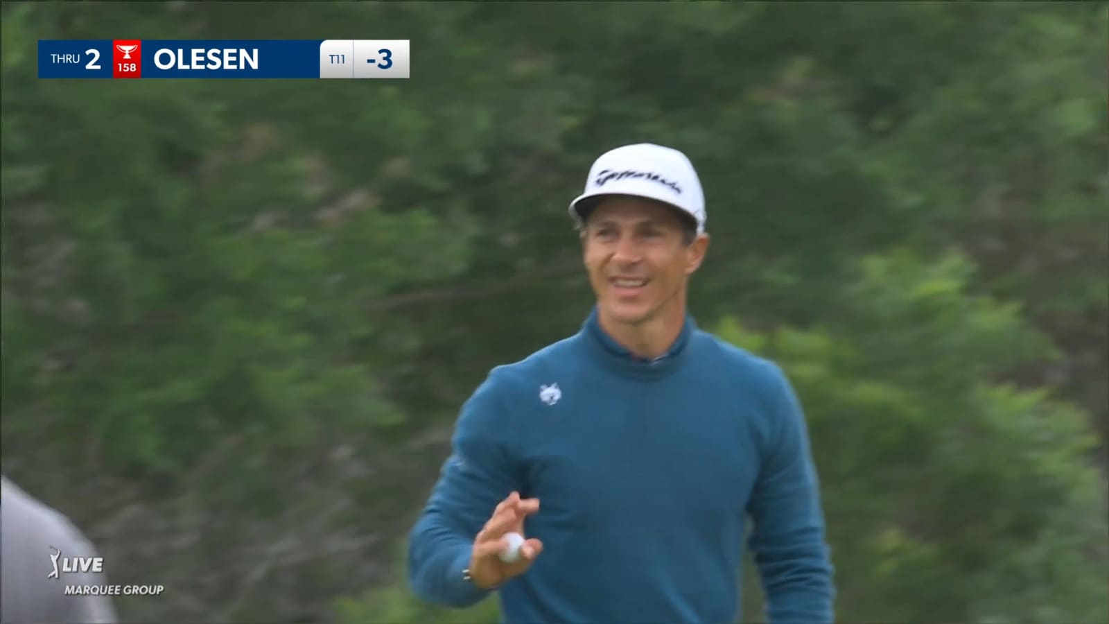 Thorbjørn Olesen makes birdie on No. 2 at Valero