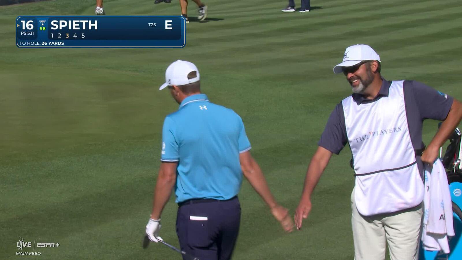 Jordan Spieth makes two incredible eagles at THE PLAYERS