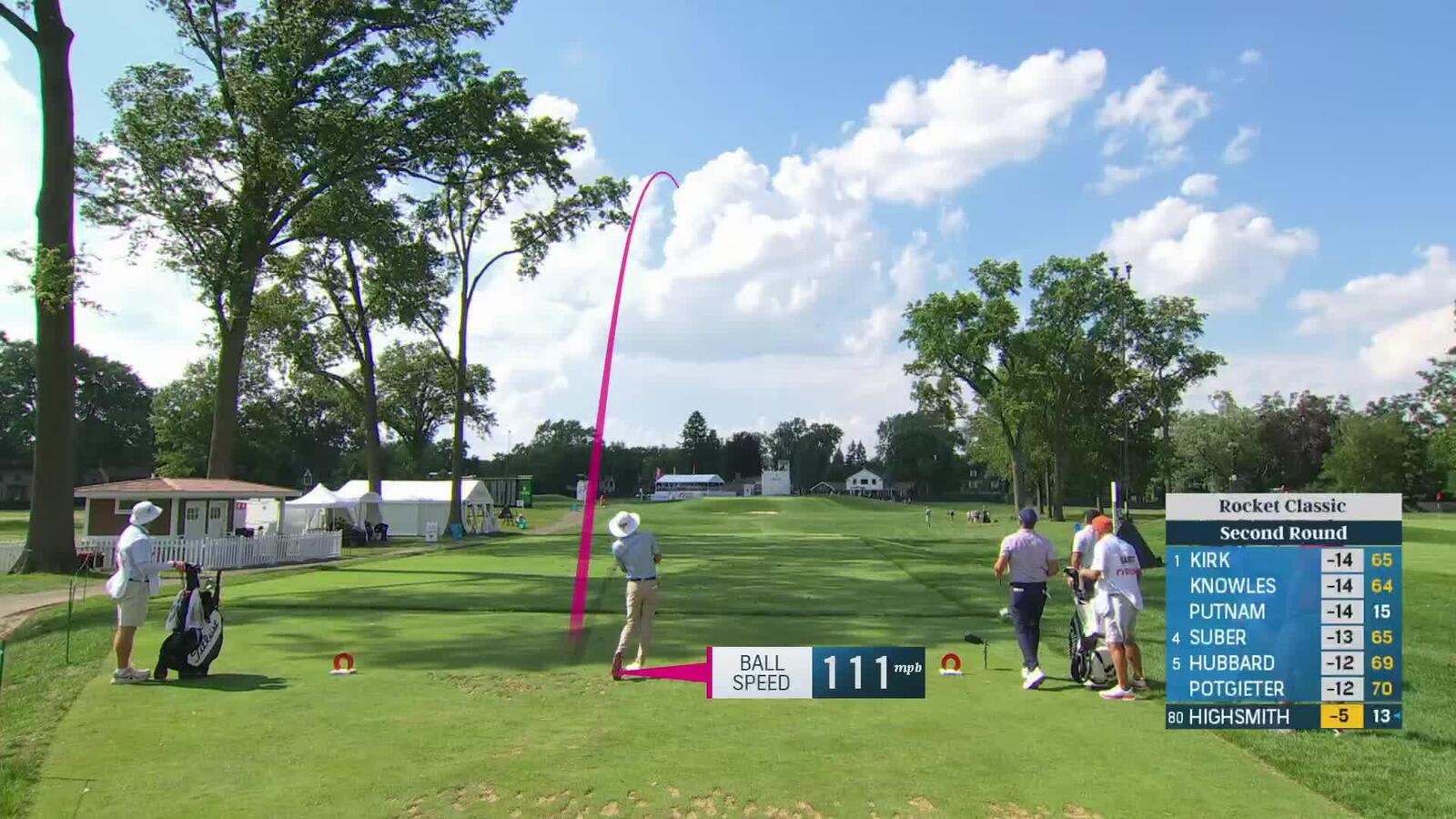 Joe Highsmith nearly aces No. 5 at Rocket Classic