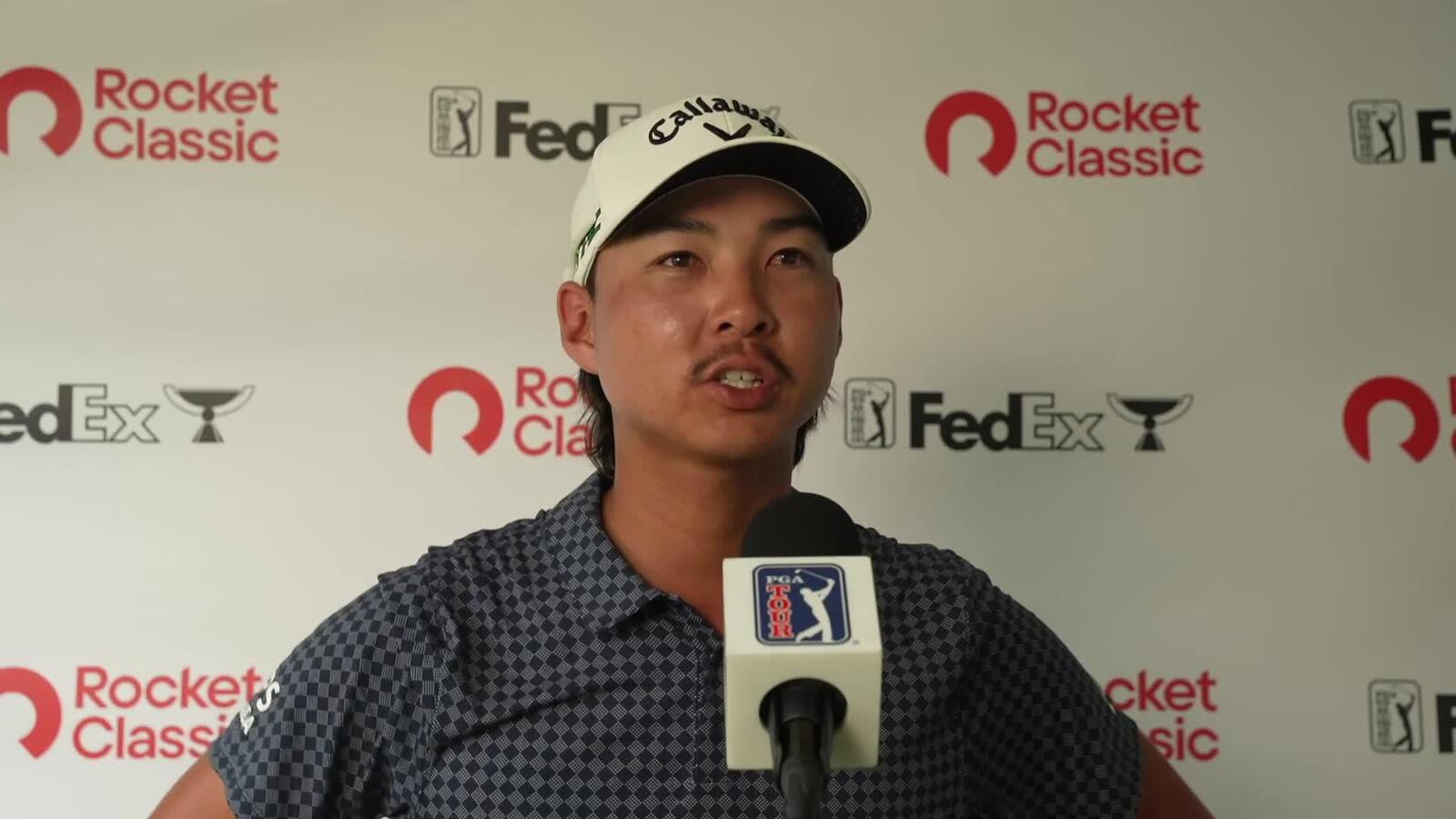Min Woo Lee’s interview after Round 1 of Rocket Classic