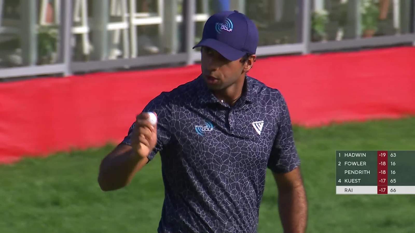 Aaron Rai spins approach close to set up birdie at Rocket Mortgage