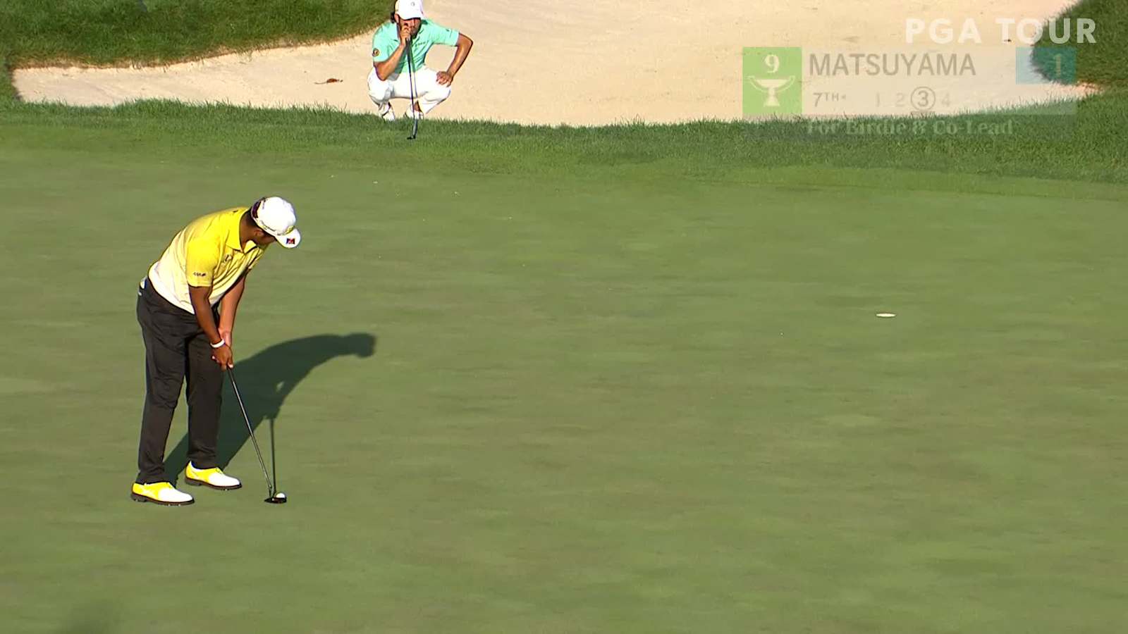Hideki Matsuyama makes birdie on No. 7 in Round 1 at BMW Championship