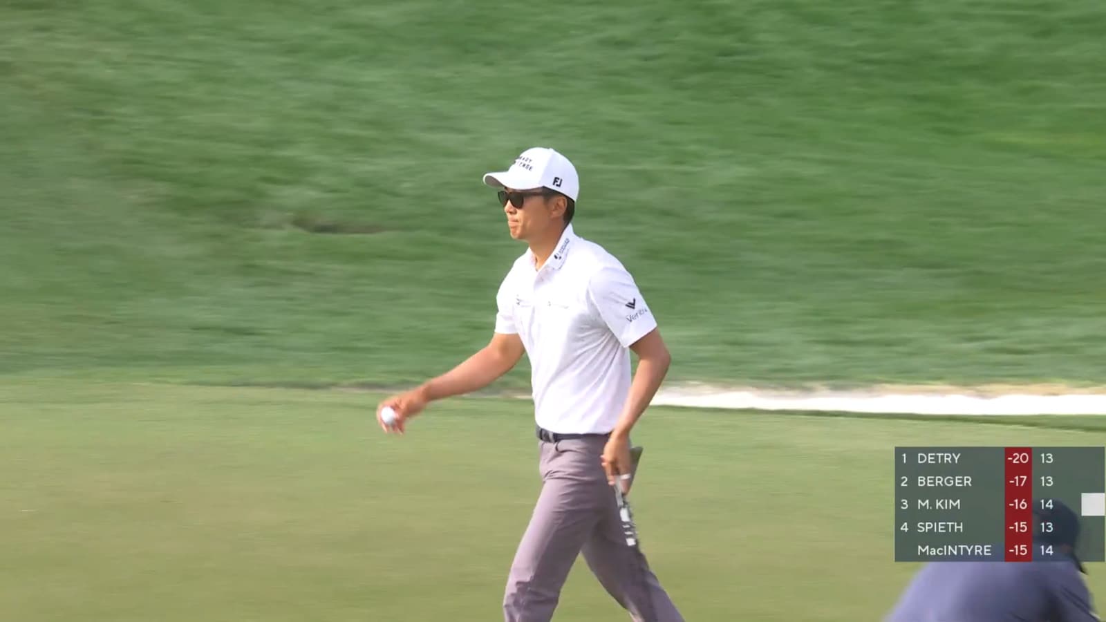 Michael Kim's nice approach leads to birdie at WM Phoenix Open