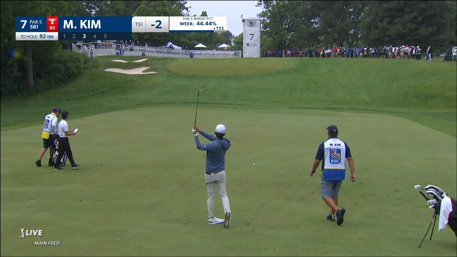 Michael Kim spins approach to yield birdie at RBC Canadian