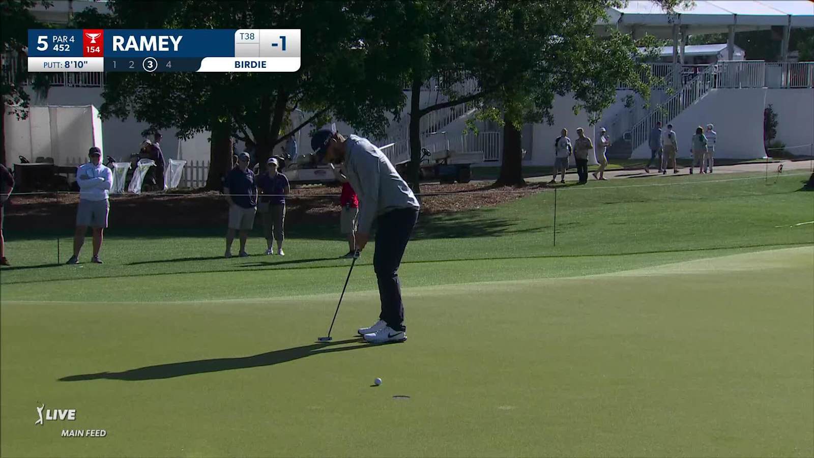 Chad Ramey makes birdie on No. 5 at Houston Open