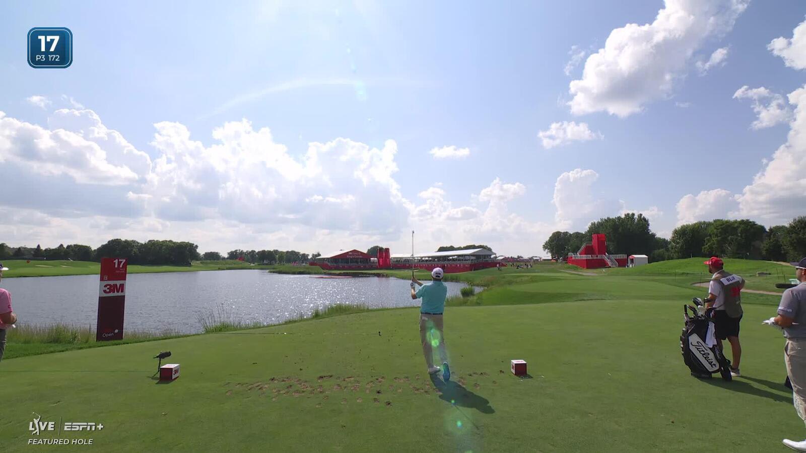 Zac Blair makes birdie on No. 17 at 3M Open