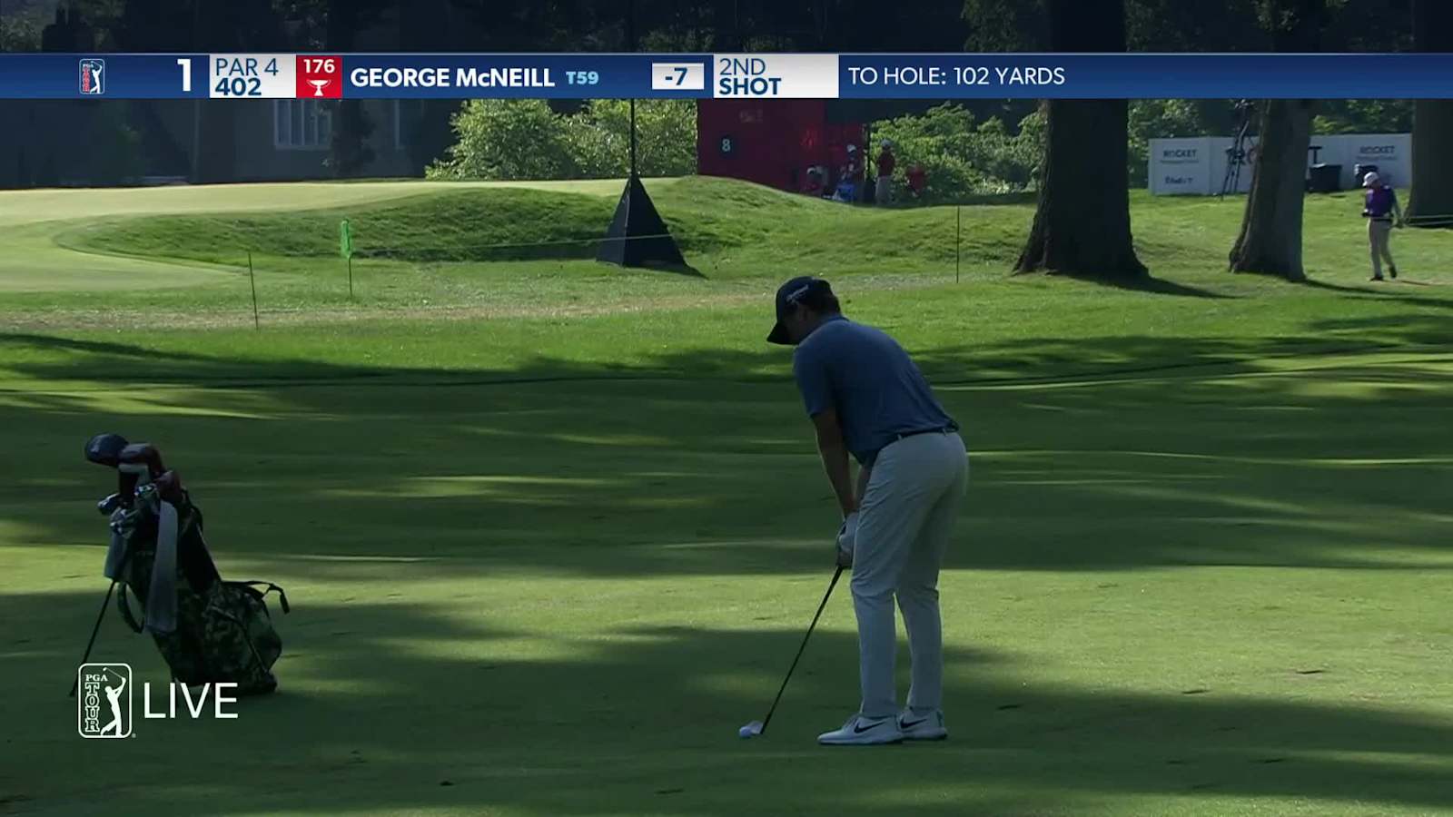 George McNeill makes birdie on No. 1 in Round 4 at Rocket Mortgage