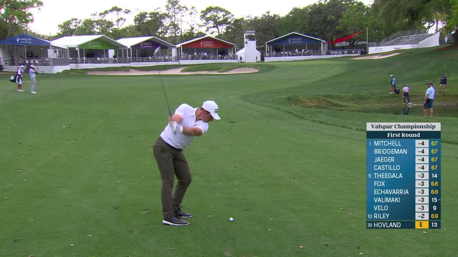 Viktor Hovland spins approach to set up birdie at Valspar