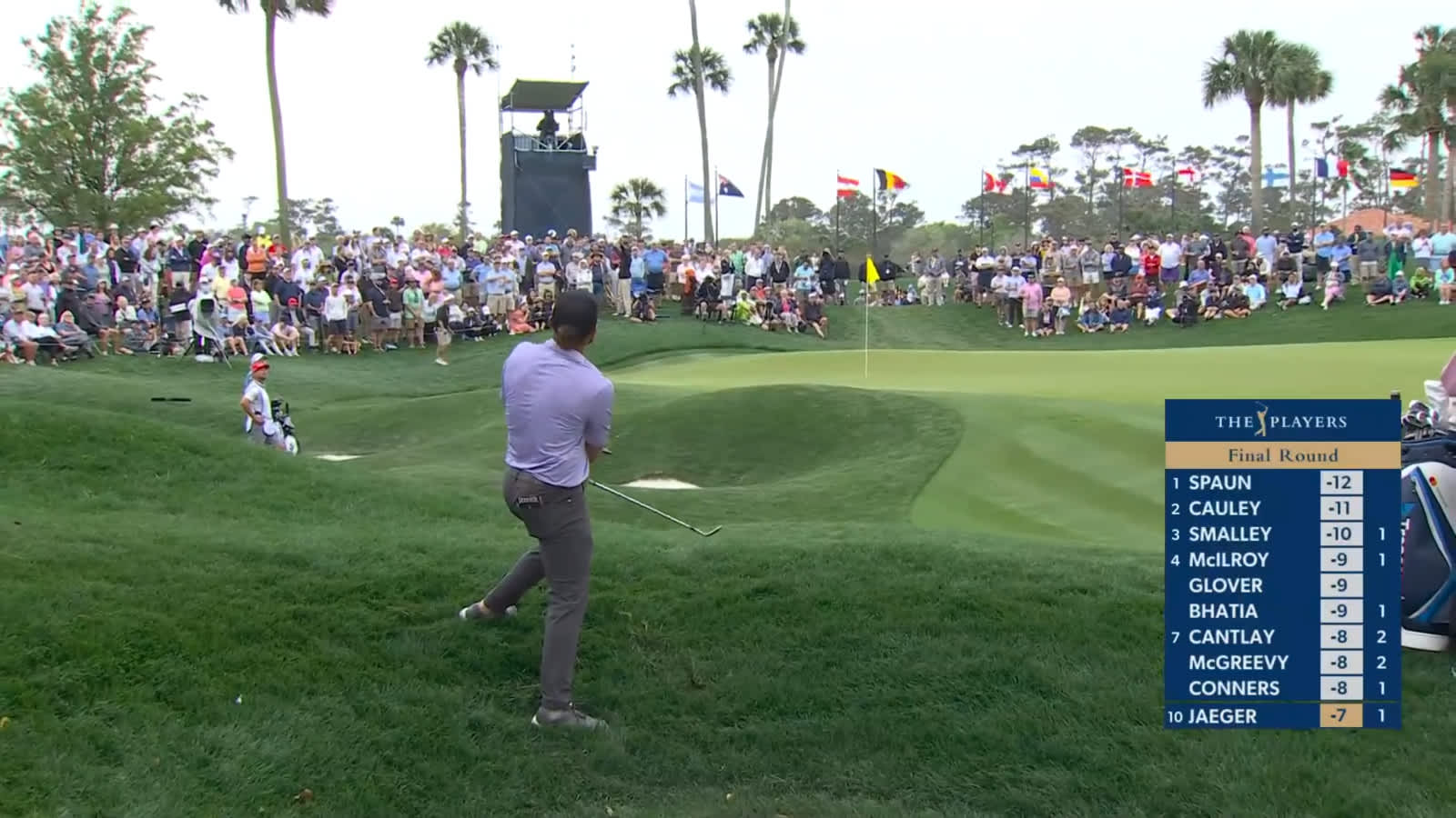 Stephan Jaeger gets up-and-down for birdie at THE PLAYERS