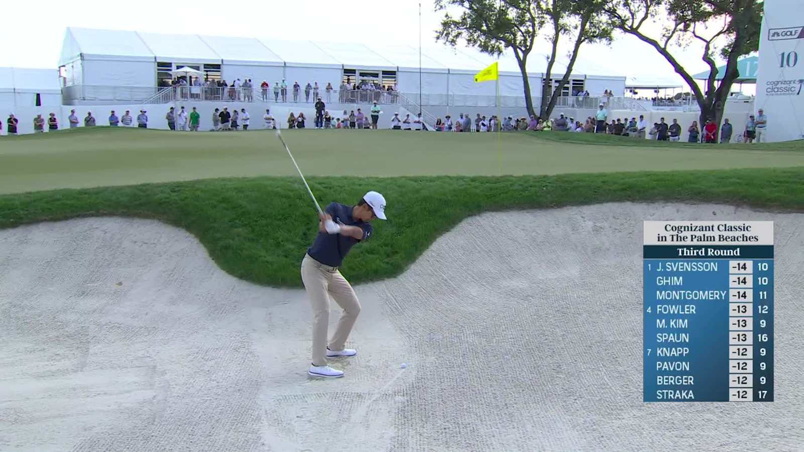 Michael Kim makes birdie on No. 10 at Cognizant Classic