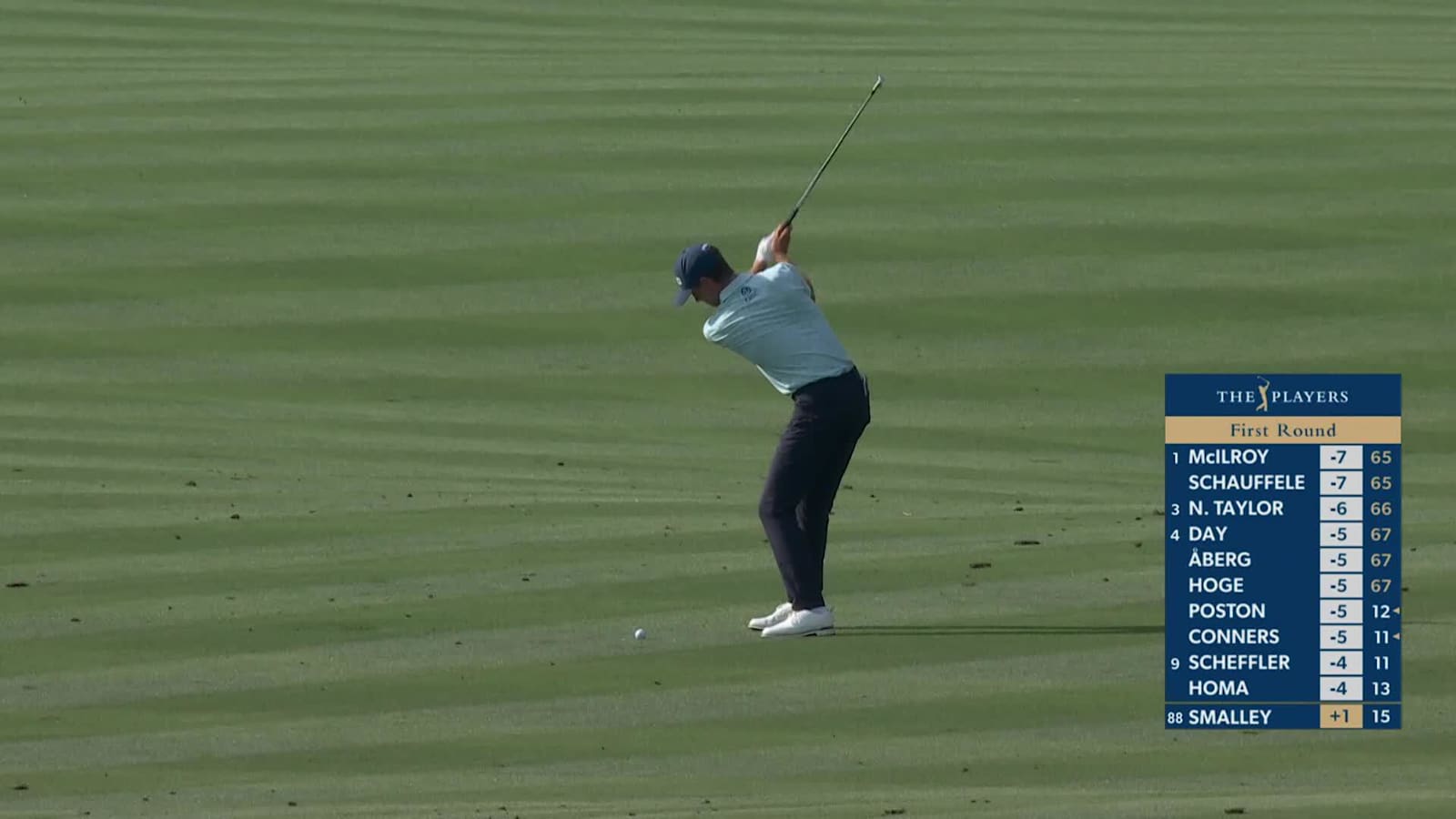 Alex Smalley sticks approach close to set up eagle at THE PLAYERS