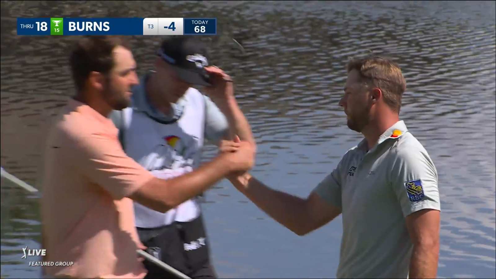 Sam Burns closes opening round out with birdie at Arnold Palmer
