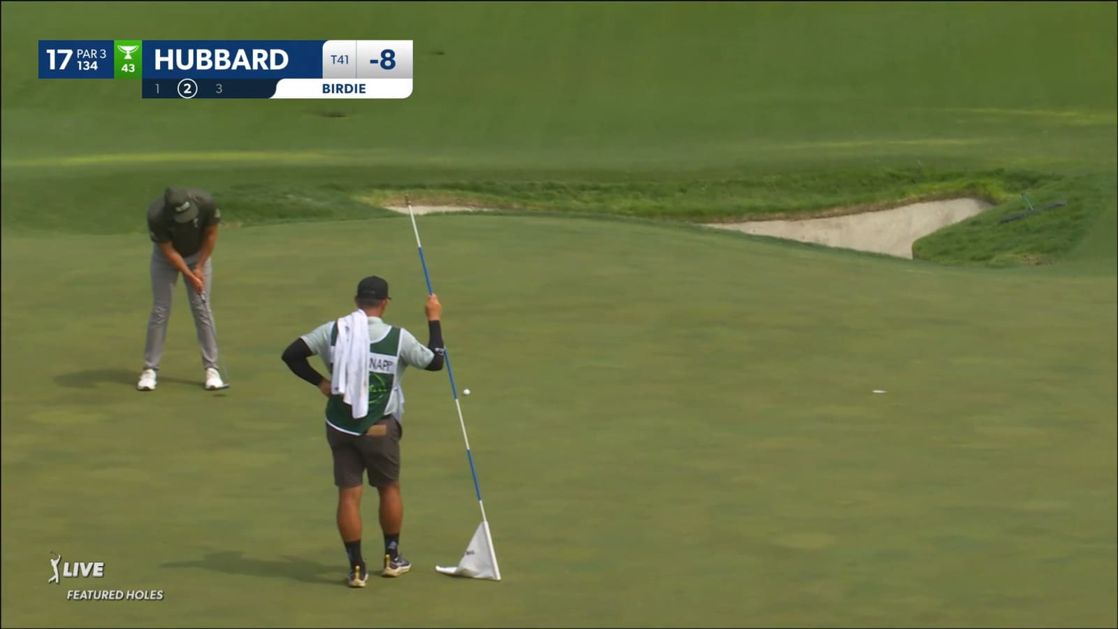 Mark Hubbard sinks 15-footer for birdie at THE CJ CUP