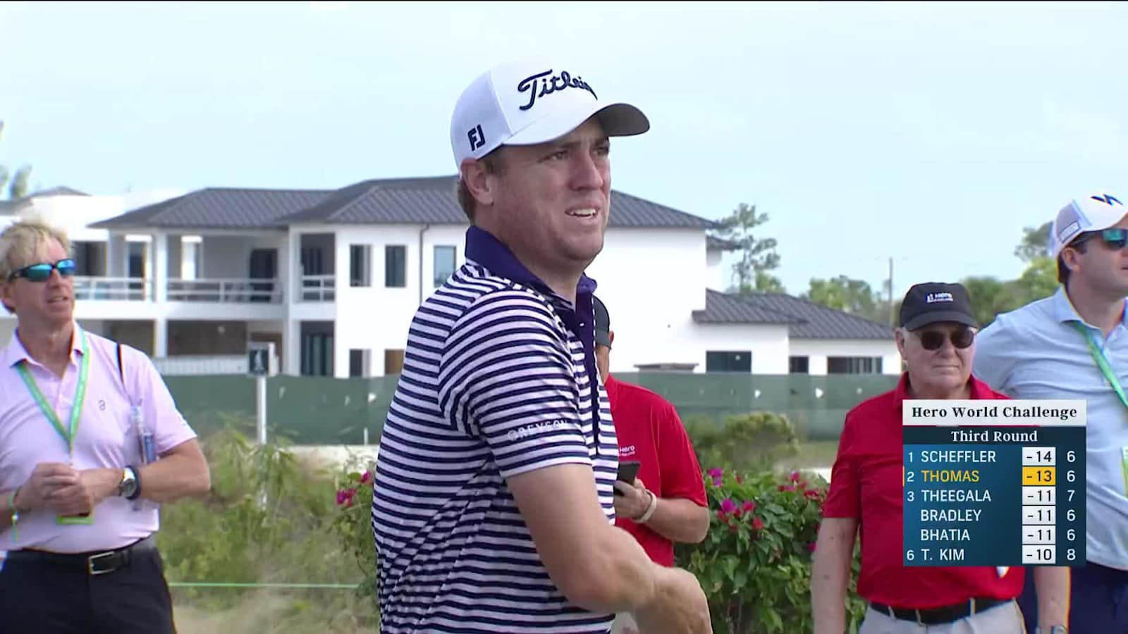 Justin Thomas drives par-4 to set up birdie at Hero World Challenge