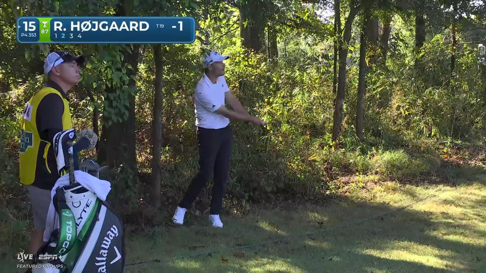 Rasmus Højgaard sinks 3-foot putt for second straight birdie at Sanderson Farms