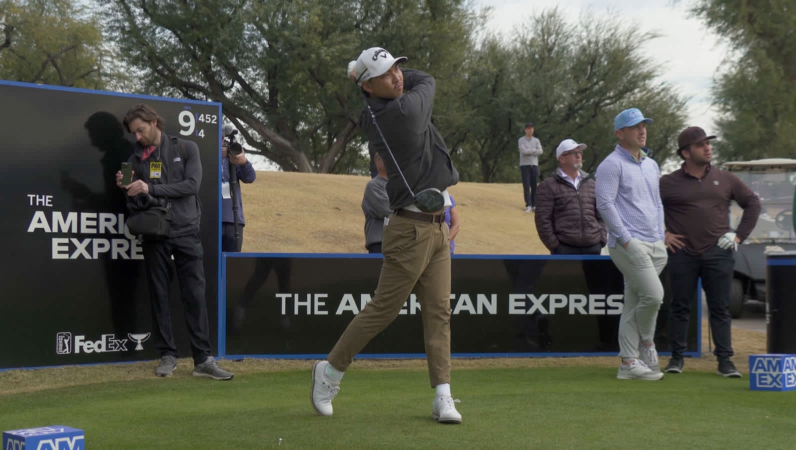 Min Woo Lee explains practice round at The American Express
