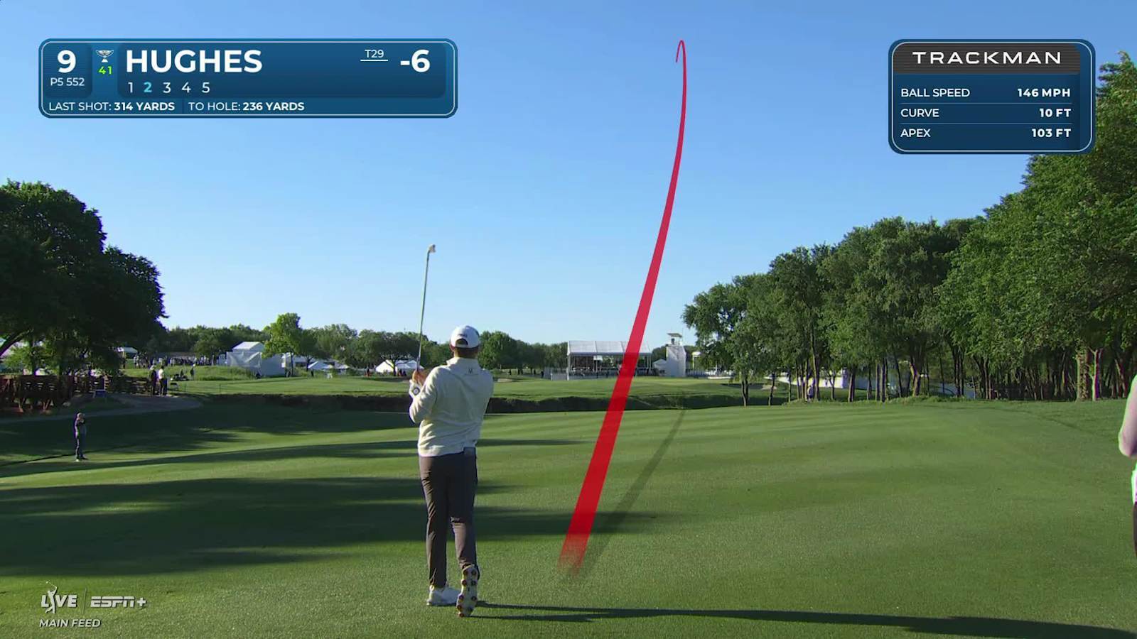 Mackenzie Hughes makes birdie on No. 9 at THE CJ CUP