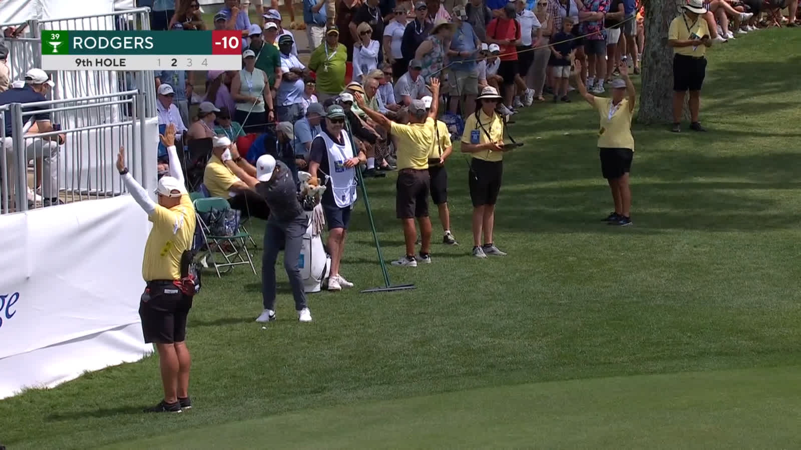 Patrick Rodgers gets up-and-down for birdie at RBC Heritage