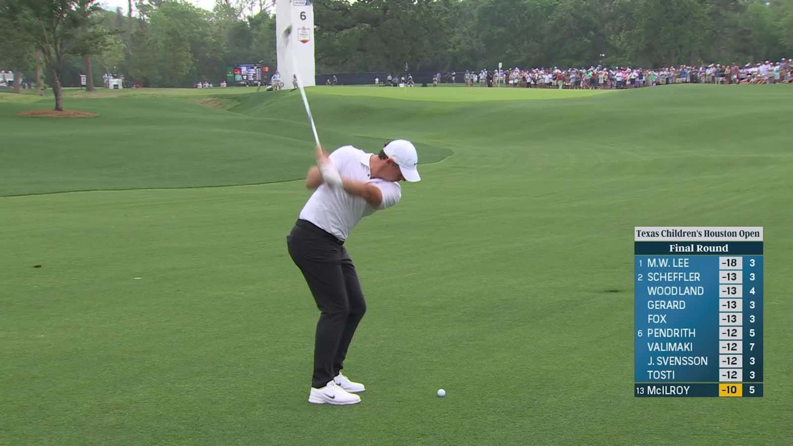 Rory McIlroy makes birdie on No. 6 at Houston Open