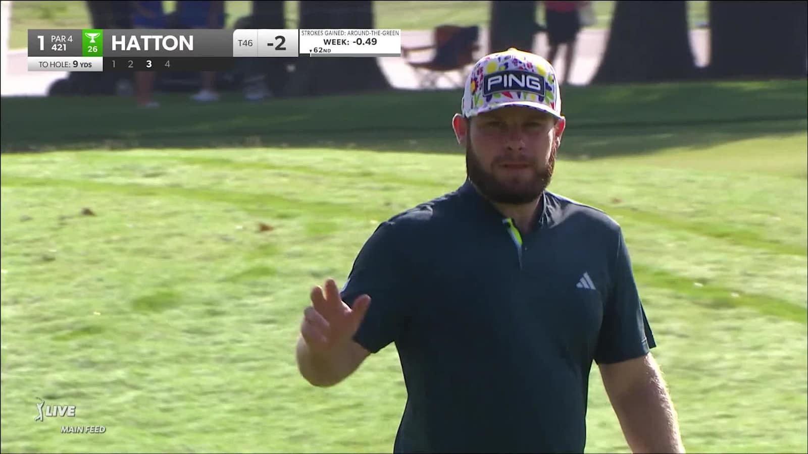 Tyrrell Hatton sends in 27-foot birdie at FedEx St. Jude