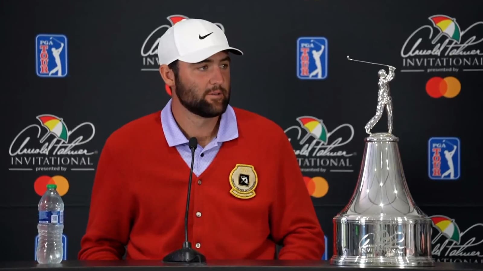Scottie Scheffler news conference after winning at Arnold Palmer