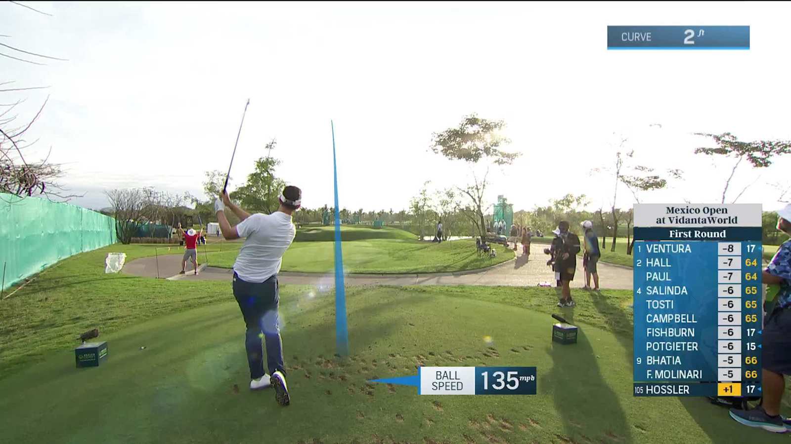 Beau Hossler makes birdie on No. 9 at Mexico Open