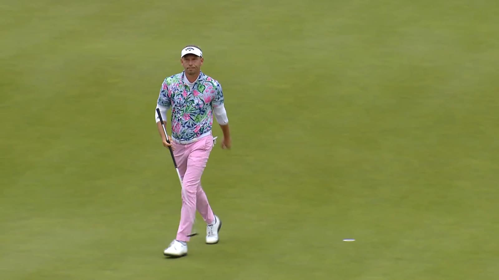 Marcel Siem makes birdie at Genesis Scottish Open