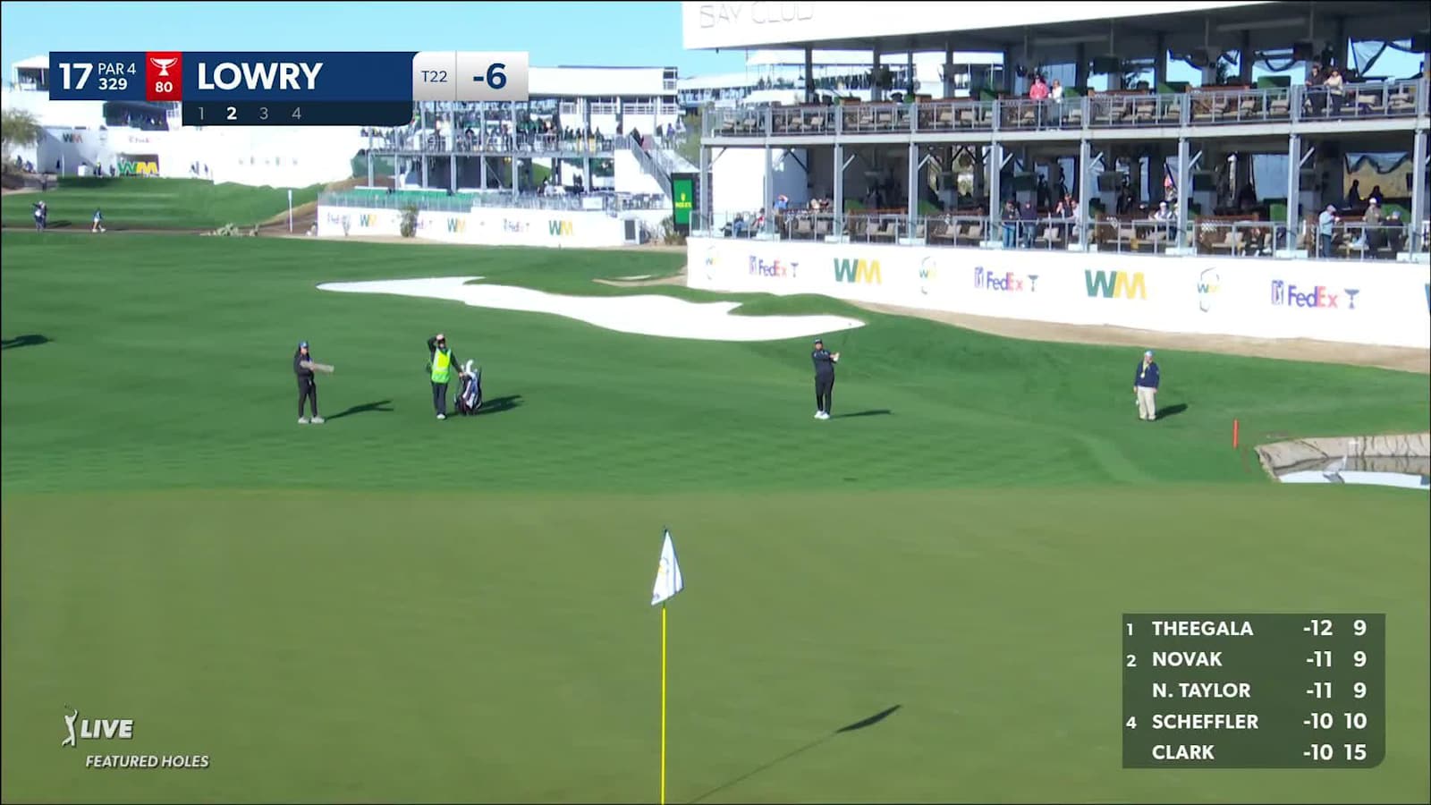 Shane Lowry pitches second close and birdies at WM Phoenix Open