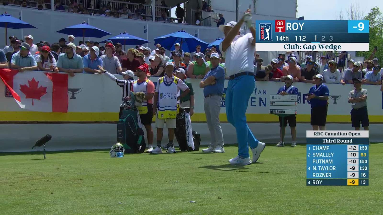 Kevin Roy makes birdie on No. 14 at RBC Canadian