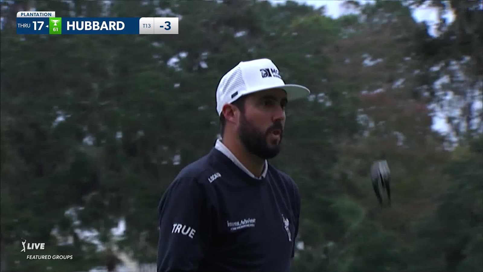 Mark Hubbard lips in birdie putt at The RSM Classic