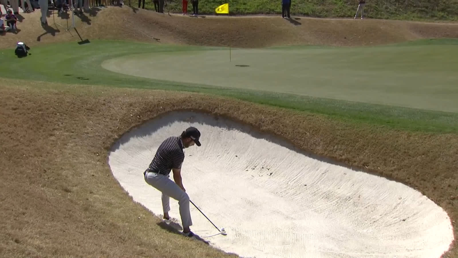 Abraham Ancer escapes bunker and birdies at WGC-Dell Match Play