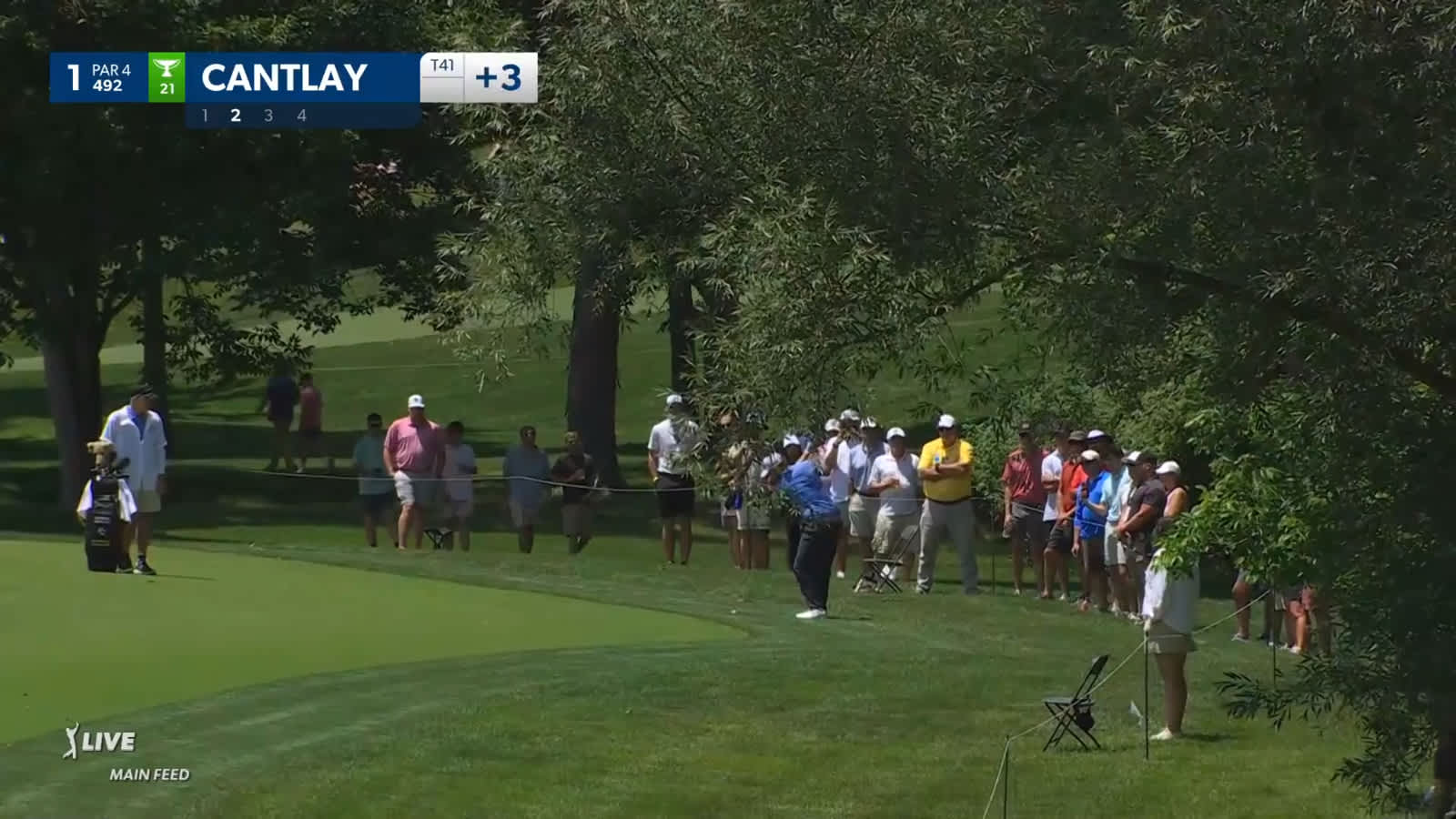 Patrick Cantlay uses nice approach to set up birdie at the Memorial