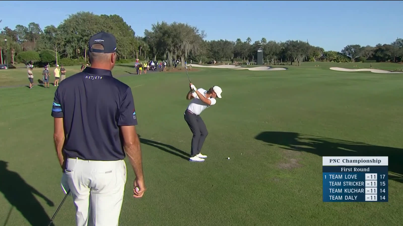 Cameron Kuchar sets up birdie with tight approach at PNC Championship