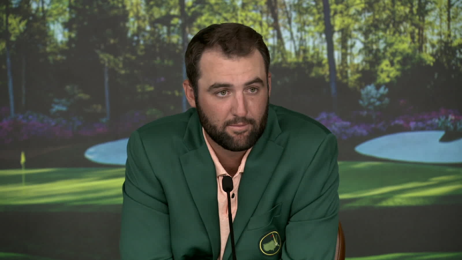 Scottie Scheffler news conference after winning Masters