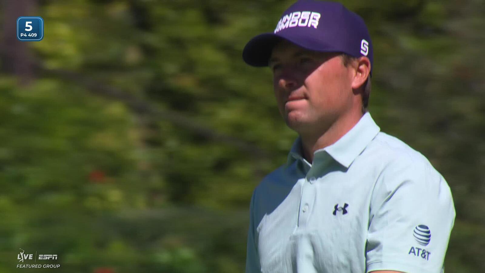 Jordan Spieth hits 138-yard approach to 5 feet, sets up birdie on No. 5 at The Genesis