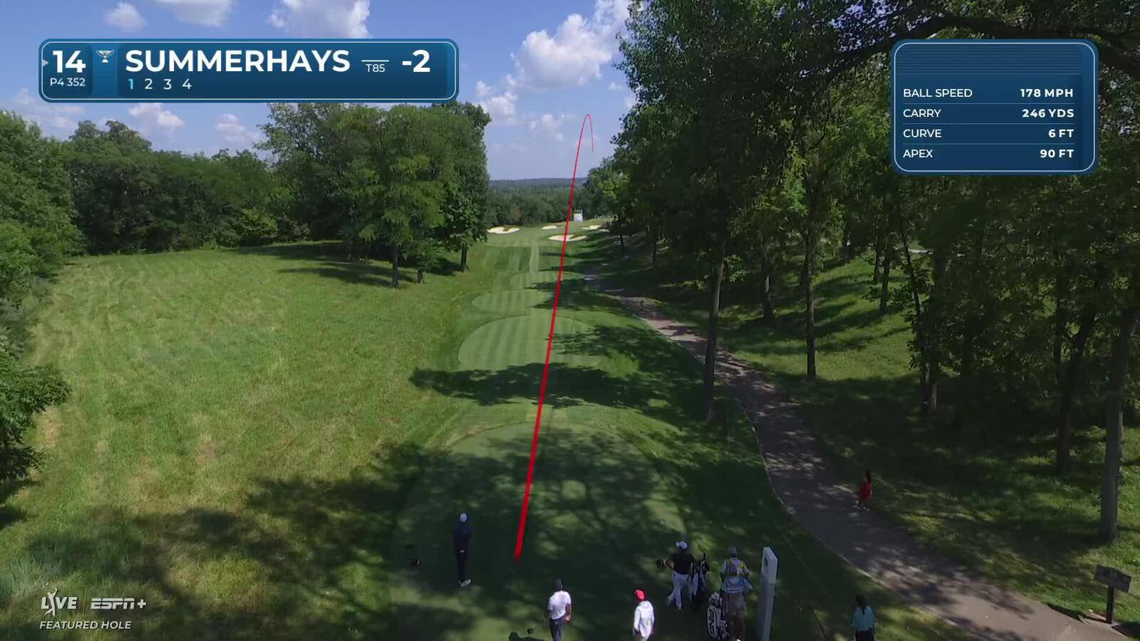 Preston Summerhays makes birdie on No. 14 at John Deere